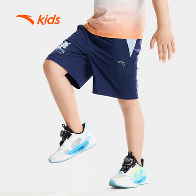 Anta Kids Quấn Short Bé Trai Thể Thao Năng Động, Thoải Mái 3526B9504