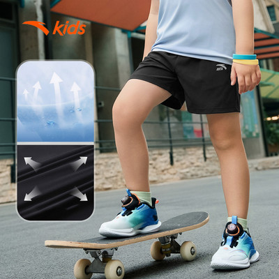 Anta Kids Quấn Short Bé Trai Thể Thao, Toáng Mát, Thoải Mái Vận Động  A526B7301