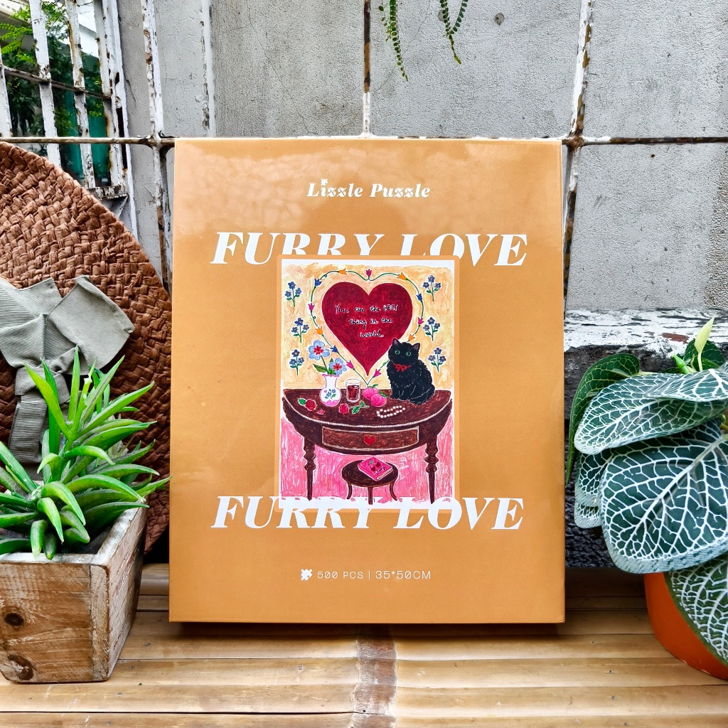 (Có sẵn) Tranh ghép hình puzzle 500 mảnh "Furry love", Lizzle puzzle