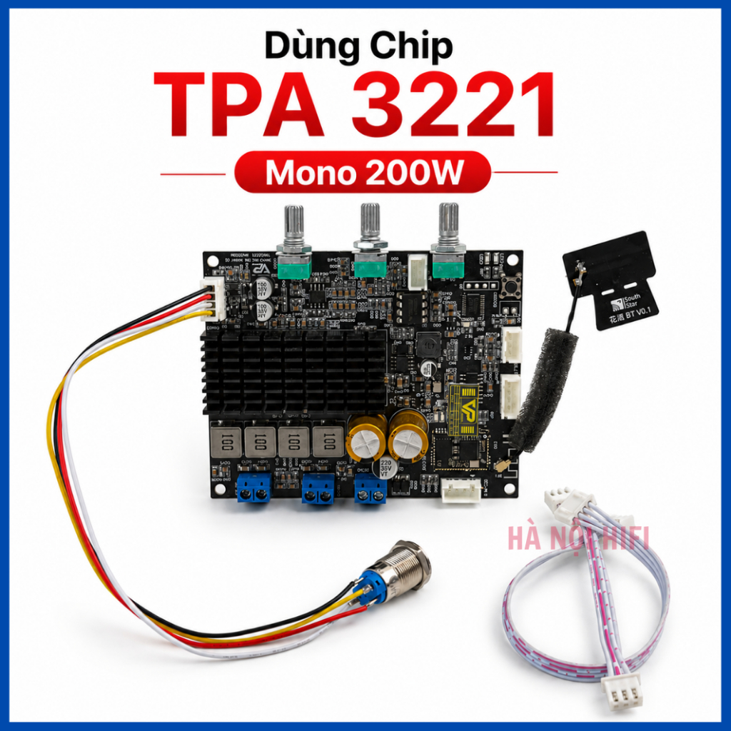 Mạch Bluetooth QCC 3034 100w, 200w TPA 3116 , sử dụng bluetooth Qalcomm cực hay từ Phạm Việt