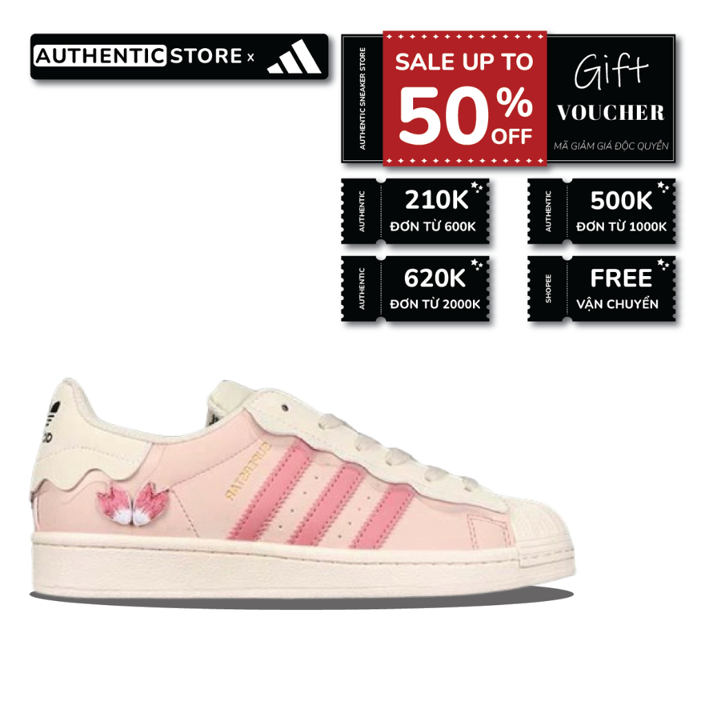 | CHÍNH HÃNG | Giày Adidas Superstar 'Sakura Pink’ GW4441, Thể Thao & Cá Tính ♡