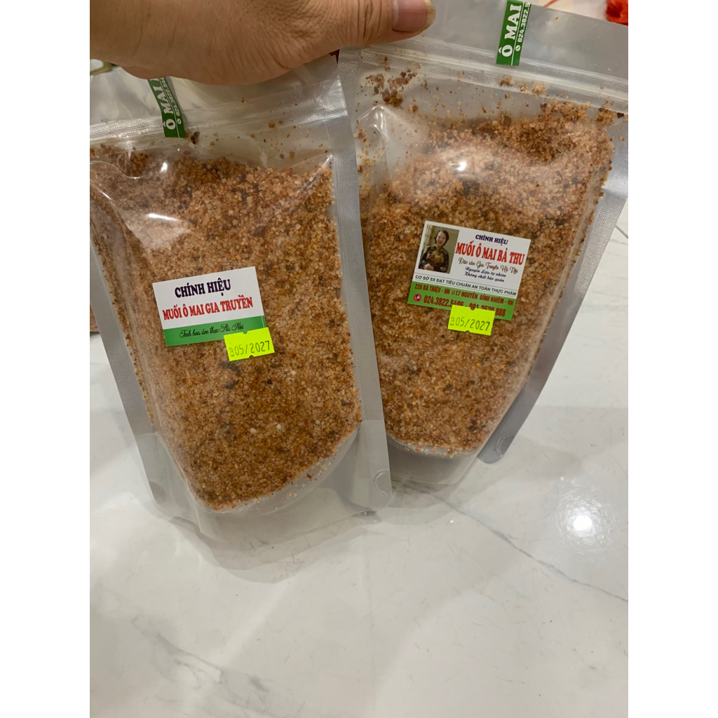 Combo 10 túi muối zip 4600g-4700g (1 túi 460-470g) tem mới và tem cũ