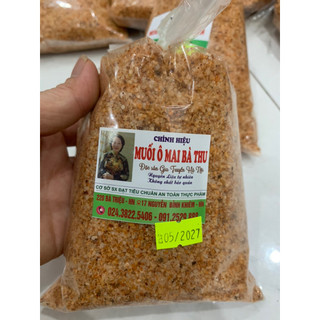 Túi Muối ô mai bà thu 500g Tem mới và tem cũ