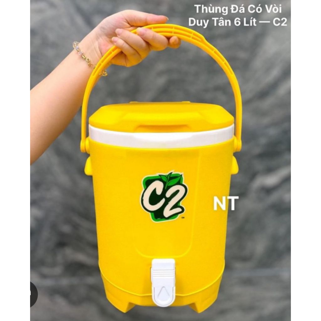 Bình đá giữ nhiệt mini 6lít Duy Tân có vòi