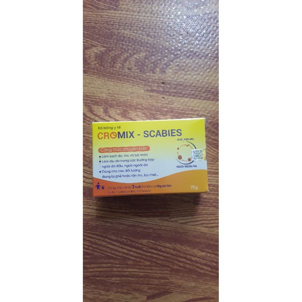 xà bông tắm ghẻ ngứa cromix