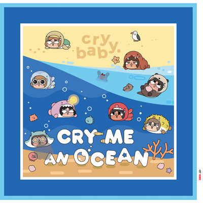 [HÀNG TẶNG KHÔNG BÁN] POP MART CRYBABY Cry Me An Ocean Series - Bandana - Xin Đừng Đặt