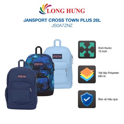 Ba lô JanSport Cross Town Plus 26L JS0A7ZNZ - Hàng chính hãng