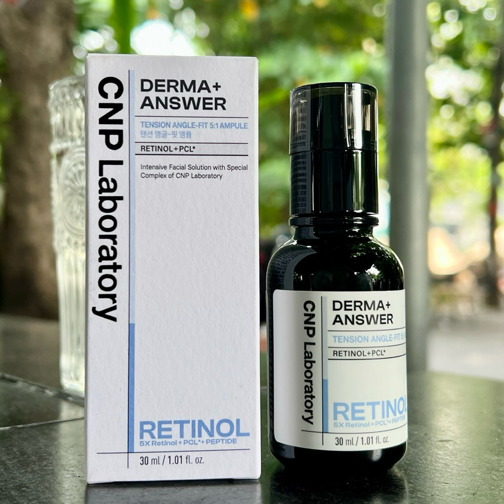 (Tem LG ViNa date 9/2O27) - 3OML - Tinh chất Retinol săn chắc đàn hồi nâng da CNP Derma Answer Tensi