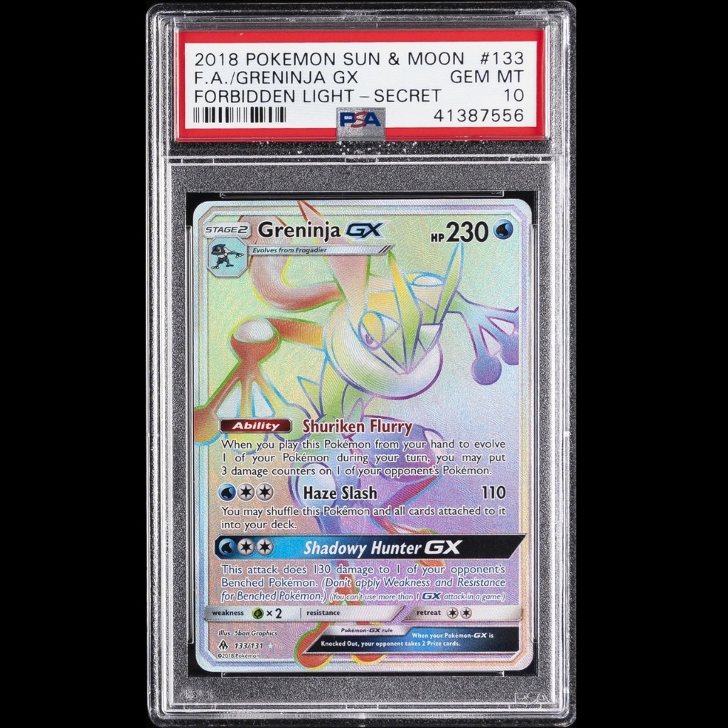 Thẻ PSA10 ENGLISH Greninja-GX 133/131 GEM MT SPECIAL ART RARE D91 6
