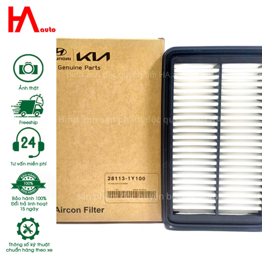 Lọc gió động cơ Kia Morning đời 2012-2019. Mã 28113-04000