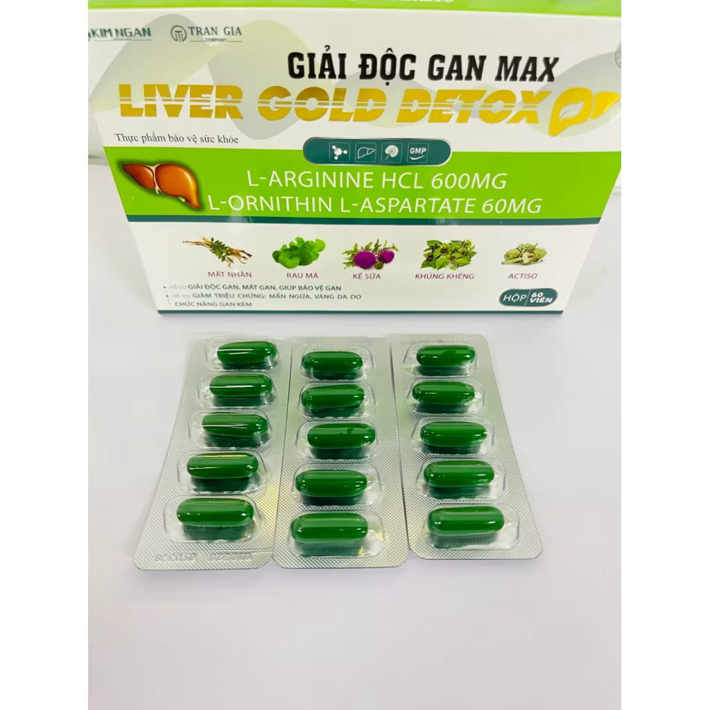 giải độc gan max liver gold detox