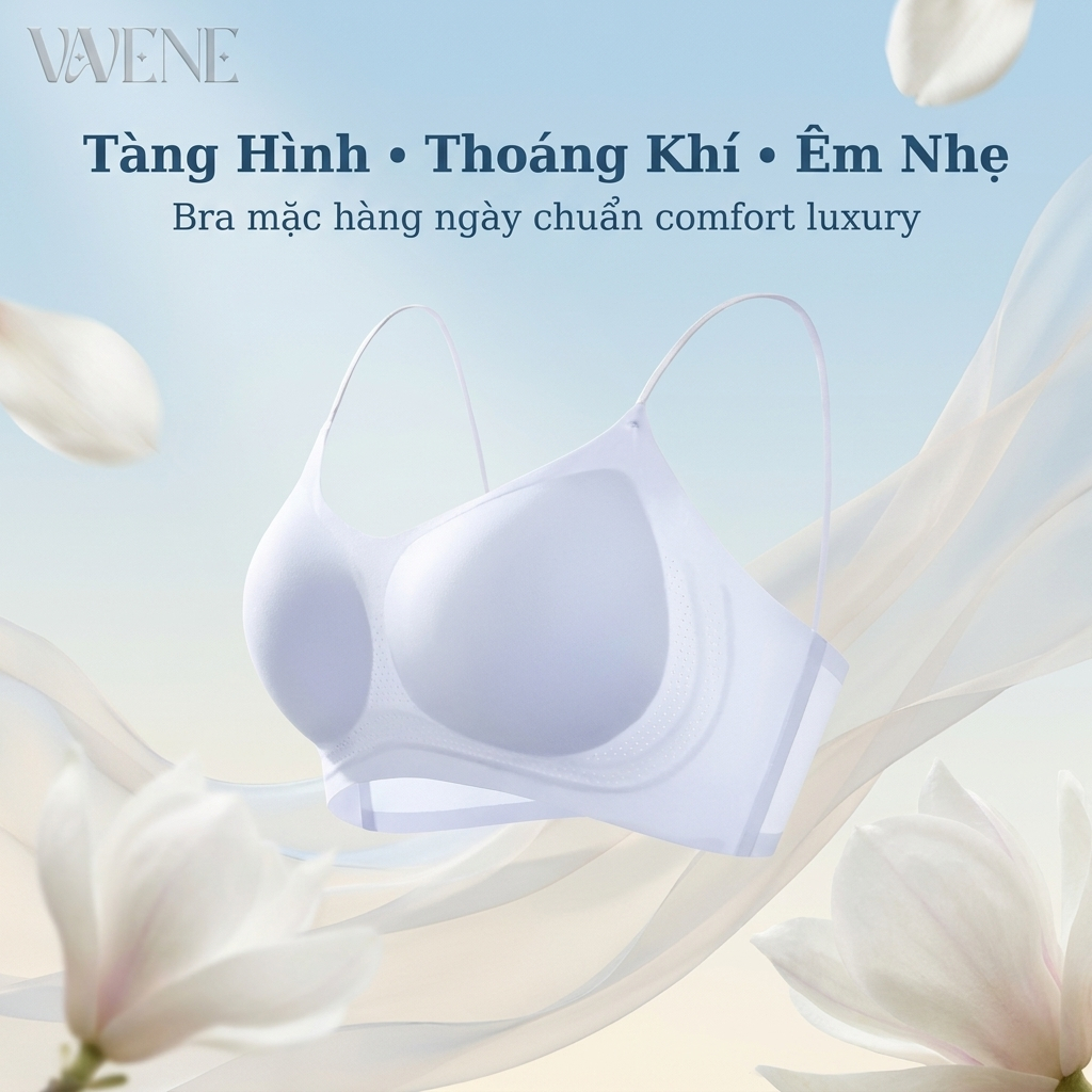 Áo lót HƯƠNG HOA TRÀ su lạnh DORIS mỏng nhẹ AL09, mềm mịn thoáng mát bản lưng tàng hình qua cửa từ | BigBuy360 - bigbuy360.vn