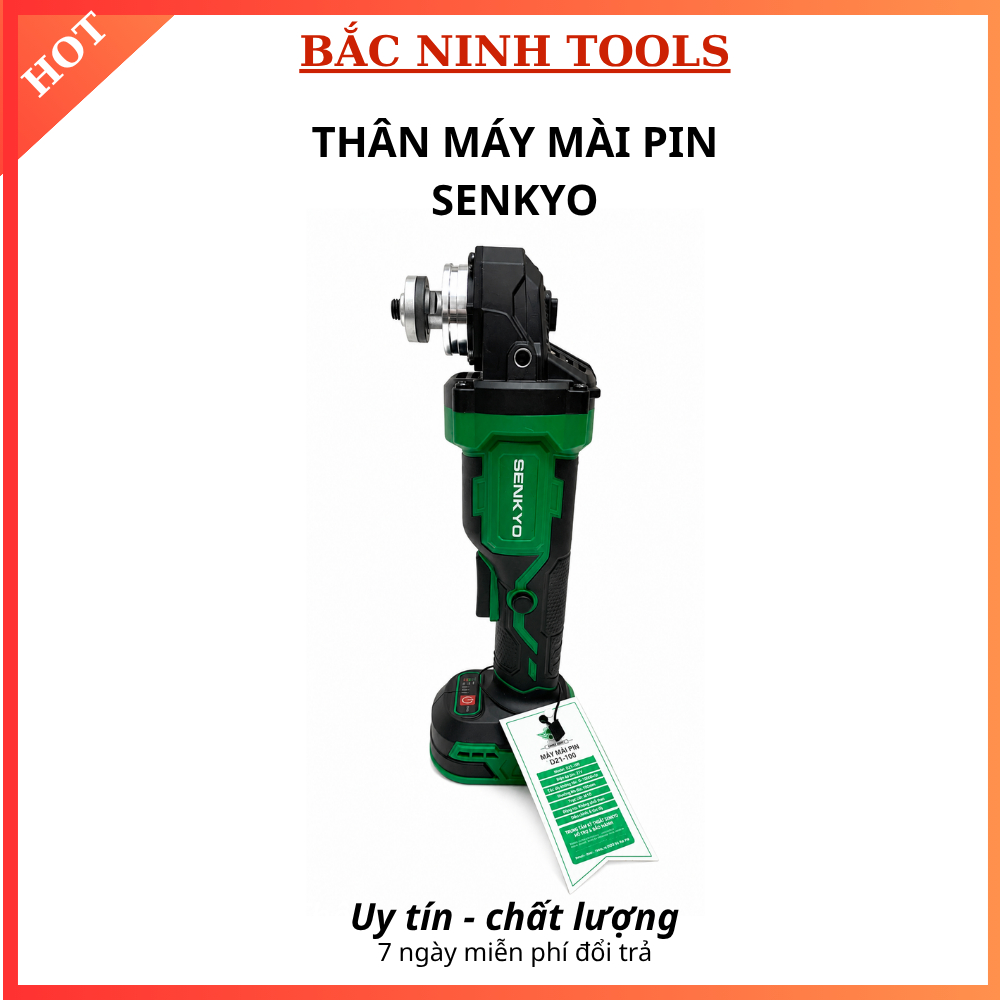 Thân Máy mài pin LD21-100 cao cấp SENKYO. Máy mài   ( CHỈ THÂN KHÔNG KÈM PIN)