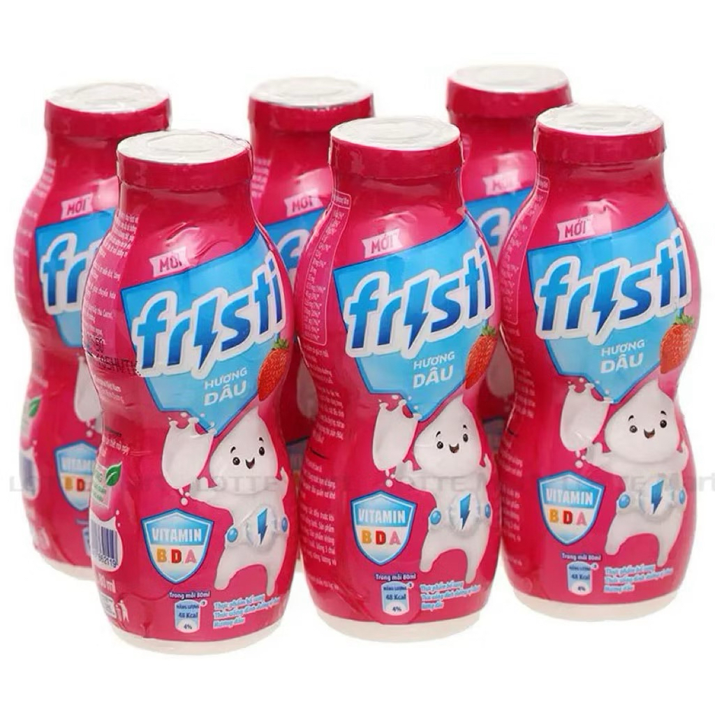 Combo 5 lốc đủ mùi sữa chua Fristi