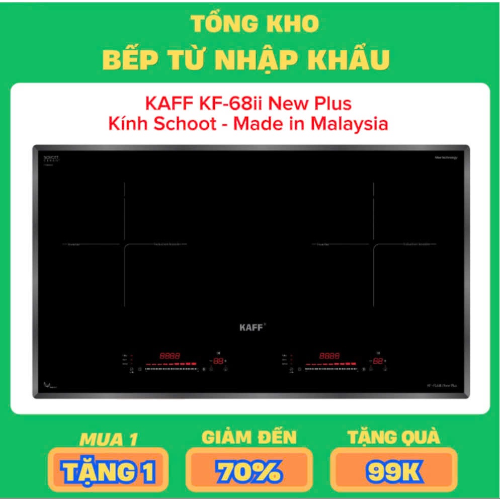 BẾP TỪ ĐÔI KAFF KF - FL68II New Plus