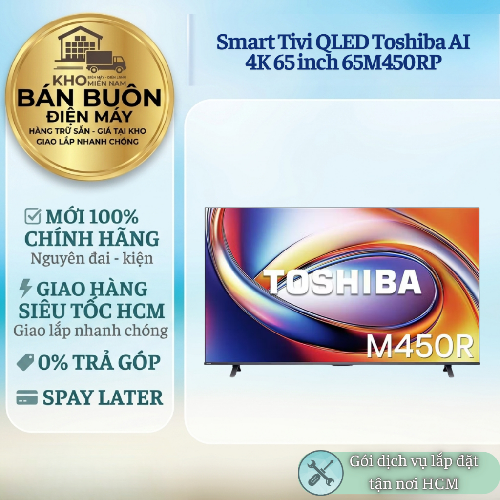 65M450RP 75M450RP 85M450RP | Smart Tivi QLED Toshiba AI 4K 65 inch 65M450RP 75M450RP 85M450RP