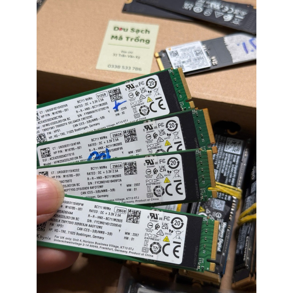 Ổ cứng NVMe 256gb 512gb Skynix BC711 , tháo máy sức khoẻ trên 90% , bh 3 năm