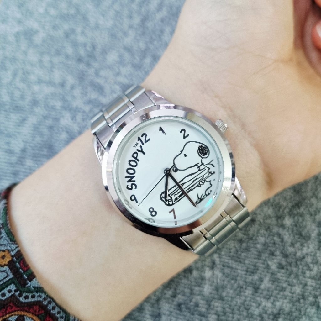 Đồng hồ nam hoạt hình chú cún Snoopy