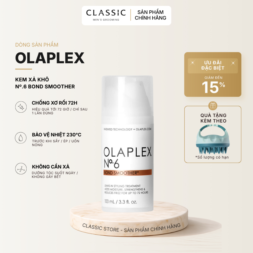 Kem Xả Khô Olaplex No6 Bond Smoother