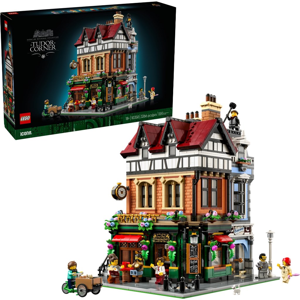 [CÓ SẴN] Đồ chơi lắp ráp chính hãng Đan Mạch ICONS 10350 - Tudor Corner
