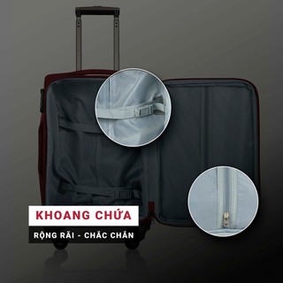 Vali vải du lịch Mr Vui VLM 200, 19 inch/24 inch, ký gửi thời trang, Oxford chống thấm cao cấp