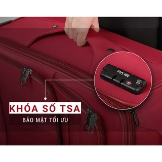 Vali vải du lịch Mr Vui VLM 200, 19 inch/24 inch, ký gửi thời trang, Oxford chống thấm cao cấp