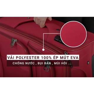 Vali vải du lịch Mr Vui VLM 200, 19 inch/24 inch, ký gửi thời trang, Oxford chống thấm cao cấp