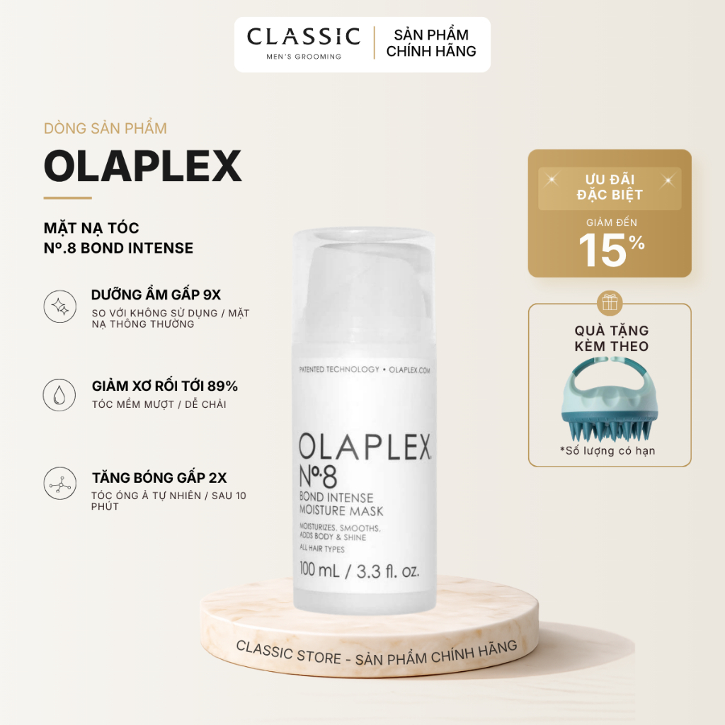 Mặt Nạ Dưỡng Ẩm Chuyên Sâu Olaplex No8 100ml - Chính hãng nhập khẩu