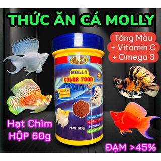 Cám JM MOLLY Color Food – Thức ăn cho cá Molly - Tăng màu tăng size siêu nhanh