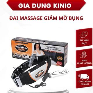 (MẪU MỚI)Đai Massage Chế Độ Rung Nóng Vibro Shape Giảm Mỡ Bụng Hiệu Quả (KINIO)