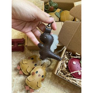 Móc khoá Khủng long Dino keychain da PU < KEY05dino>