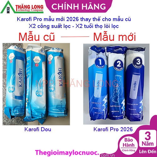 Lõi lọc nước KAROFI Smax Pro - Dùng cho các dòng máy U05/U95...