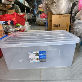 Thùng nhựa trong 30l