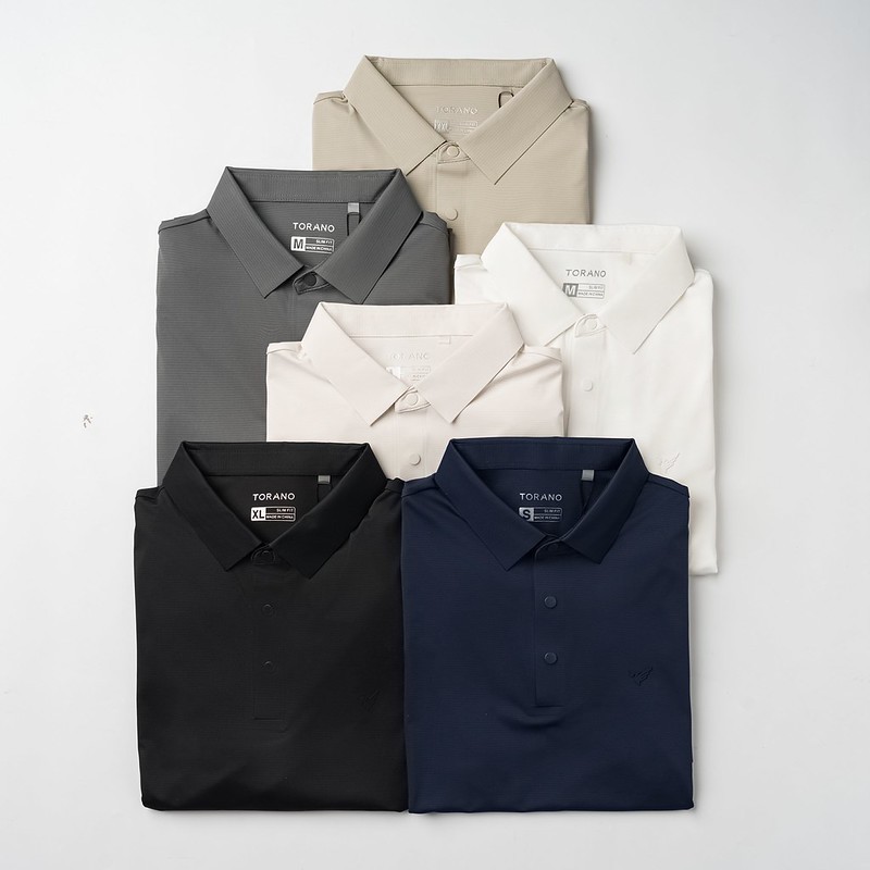 Áo polo dán SMART EASE POLO TORANO ngắn tay Mát lạnh, thoáng khí, chống UV HSTP391 | BigBuy360 - bigbuy360.vn