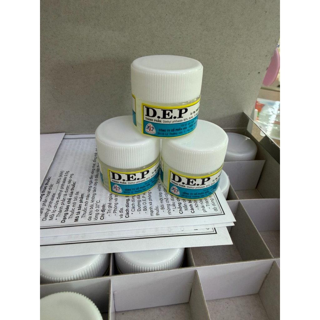 DEP mỡ( lọ thuỷ tinh) mekophar lọ 10g