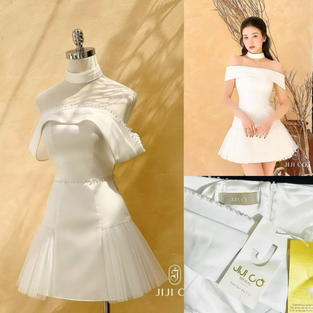 ĐẦM TIỆC, VÁY ĐI BÀN THIẾT KẾ CAO CẤP JIJICO NEWTAG SIÊU ĐẸP SIZE L