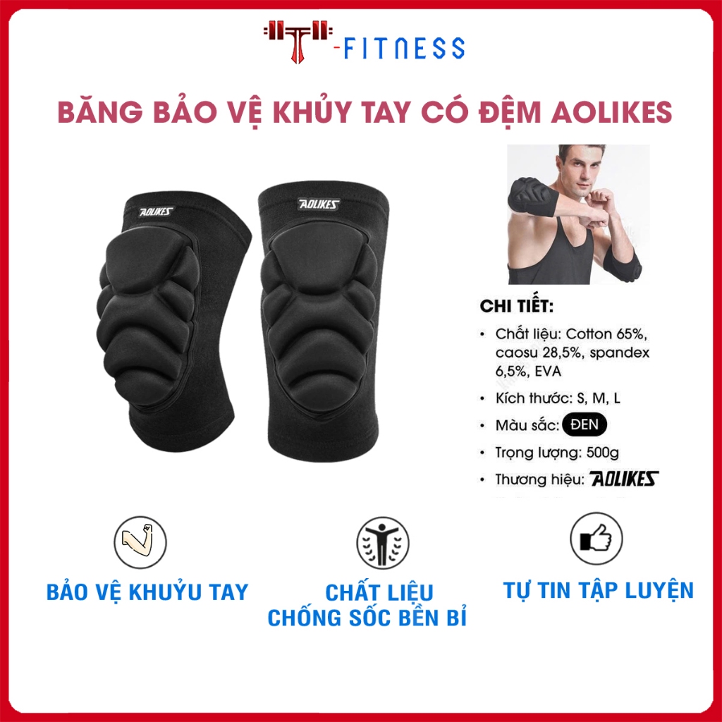Băng Bảo Vệ Khủy Tay, Bó Khuỷu Tay Aolikes 0245 (1 Đôi)