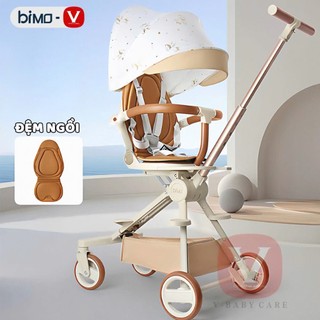 Xe Đẩy Cao Cấp 2 Chiều Gấp Gọn, 3 Mức Ngả Tựa Lưng Cho Bé V-BABY IX9 Và BIMO Q7 & Q5