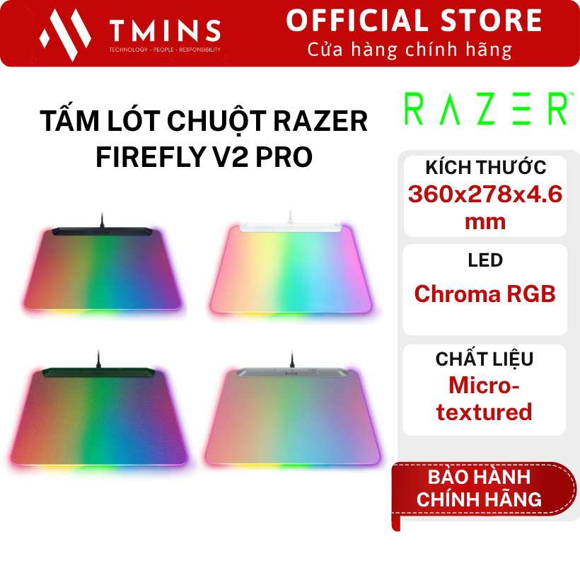 Tấm lót chuột Razer Firefly V2, V2 Pro - Hàng chính hãng