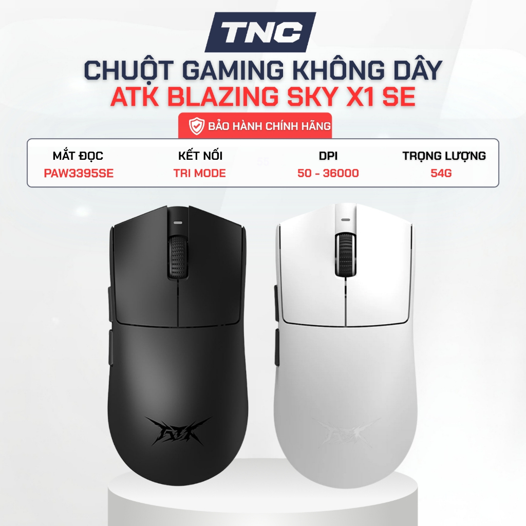 Chuột Gaming Không Dây ATK Blazing Sky X1 SE - Bảo hành 12 tháng - TNC STORE