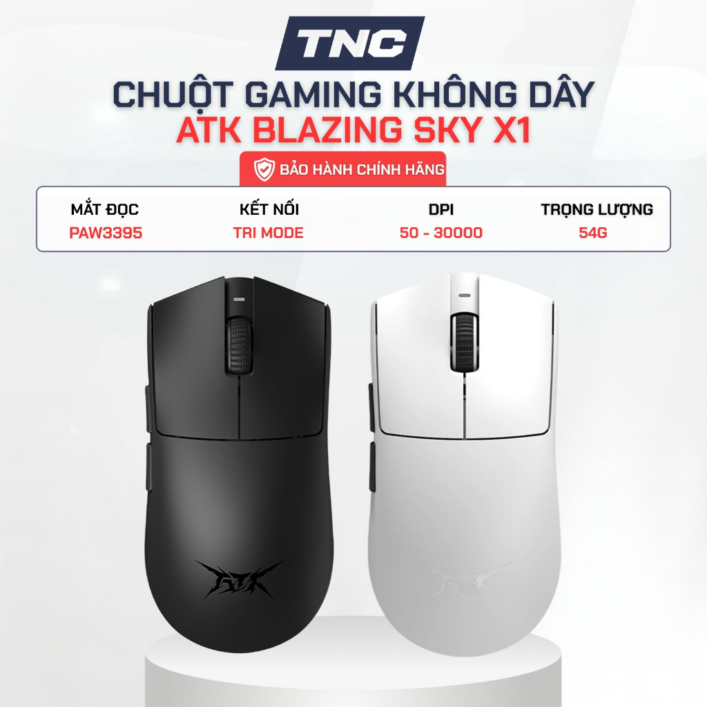 Chuột Gaming Không Dây ATK Blazing Sky X1 | X1 S | X1 SE | X1 PRO | X1 PRO MAX - BH 12T - TNC STORE