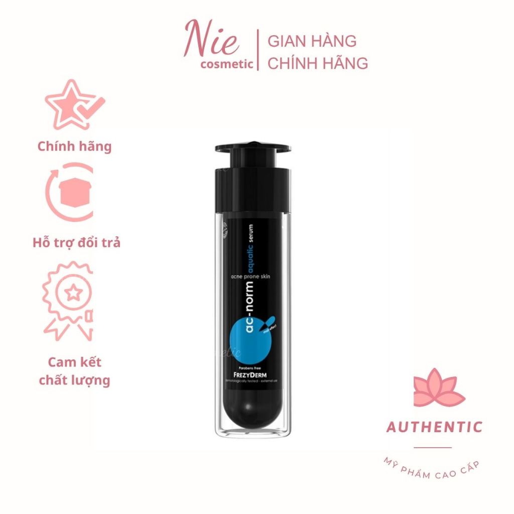 [Công ty] Serum dưỡng ẩm Frezyderm Ac-Norm Aquatic Serum phục hồi da dầu mụn 50mll
