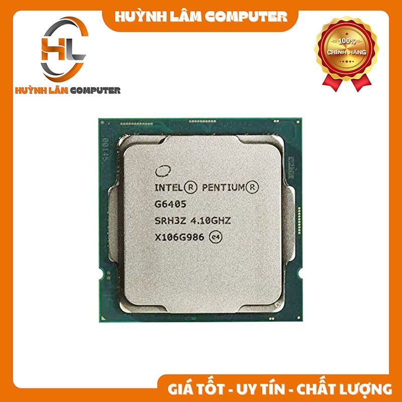 CPU Intel Pentium Gold G6405 | 2 nhân 4 luồng | 4MB Cache | Socket LGA1200 (Tray New)
