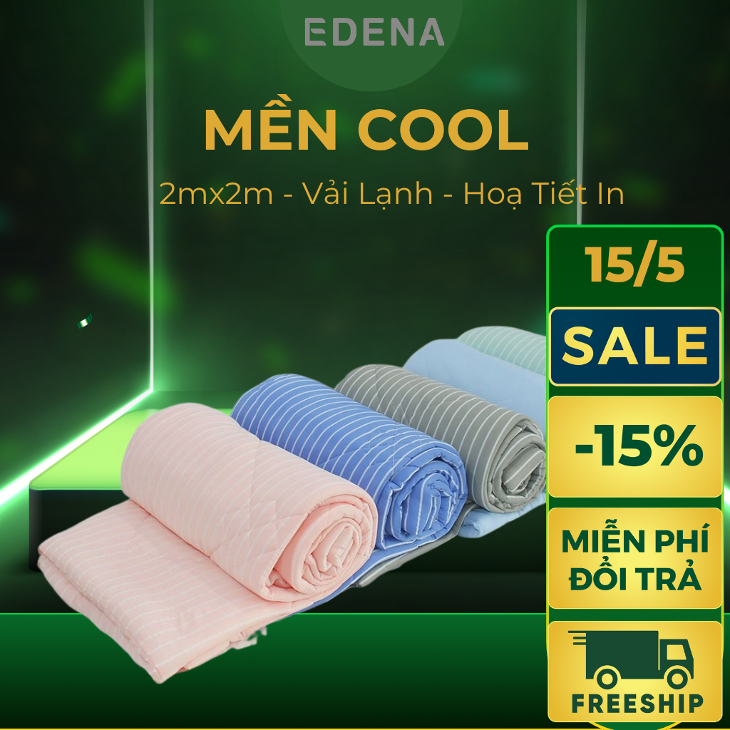 Chăn ( mền) Cool Edena - Vải nhập khẩu  siêu mát