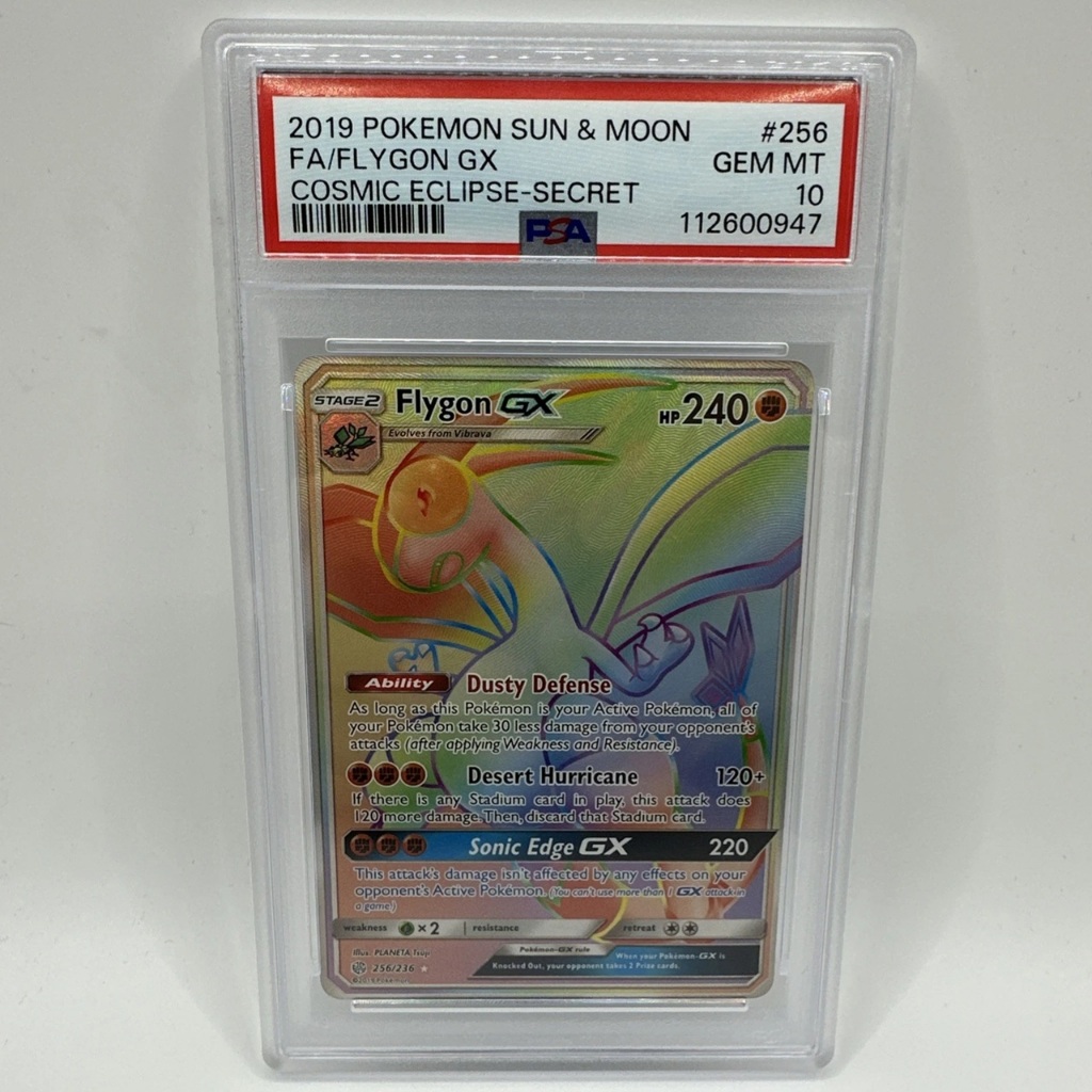 Thẻ PSA10 ENGLISH Flygon GX 256/236 GEM MT SPECIAL ART RARE D91 8