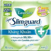 Băng vệ sinh Laurier super slimguard kháng khuẩn 22,5cm