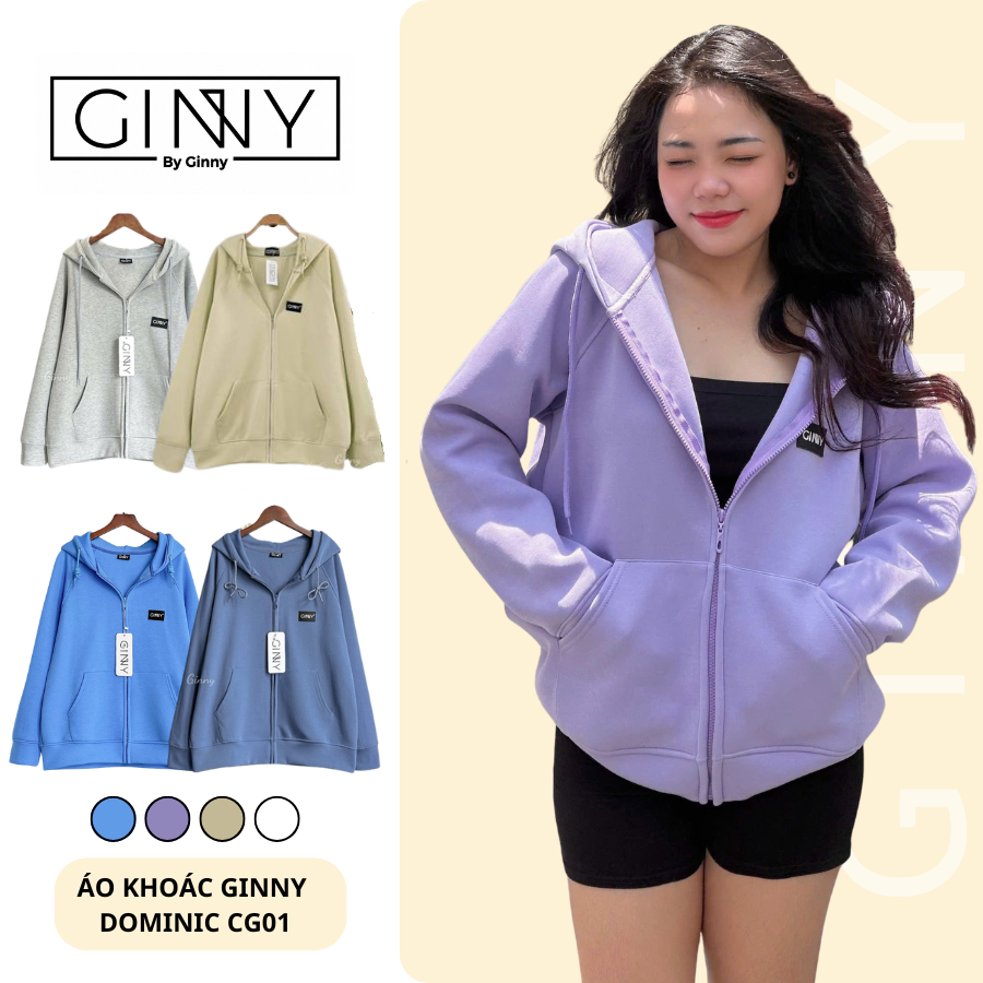 Áo Khoác 𝐆𝐈𝐍𝐍𝐘 Thun cotton Dominic CG01 - Phong Cách Hàn Quốc Form Rộng Chống Nắng