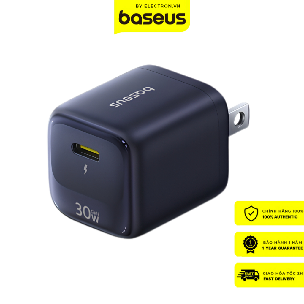 Củ Sạc Nhanh Baseus EnerFill FN22 20W / 30W / 45W GaN USB-C PD 3.0 Nhỏ Gọn, Sạc Nhanh Ổn Định, Tản N