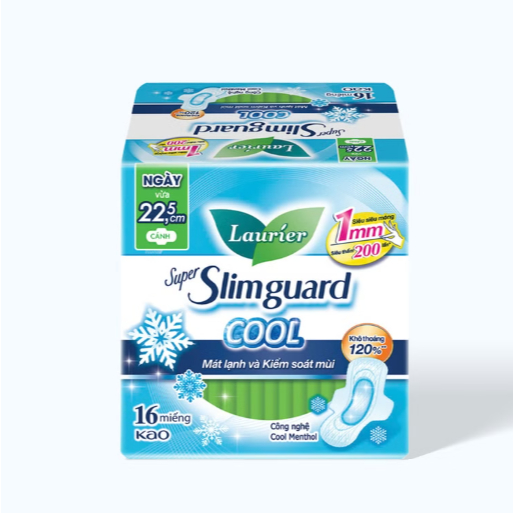 Băng vệ sinh Laurier Slimguard cool 22,5cm