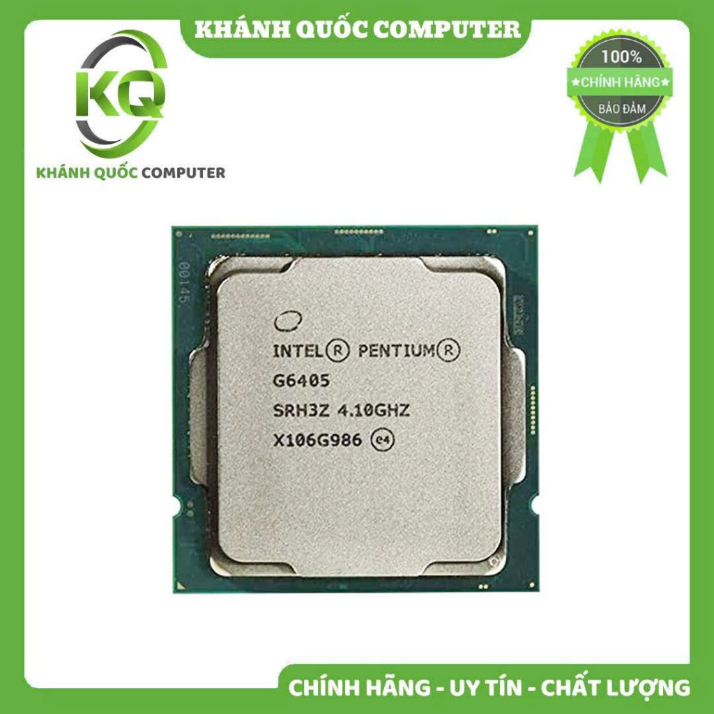 CPU Intel Pentium Gold G6405 | 2 nhân 4 luồng | Socket LGA1200 (Tray New)